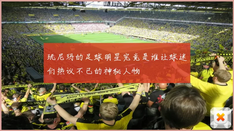玩尼玛的足球明星究竟是谁让球迷们热议不已的神秘人物